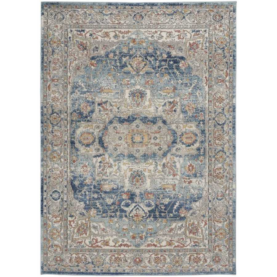 Nourison Quarry QUA11 Rug - Ivory Blue