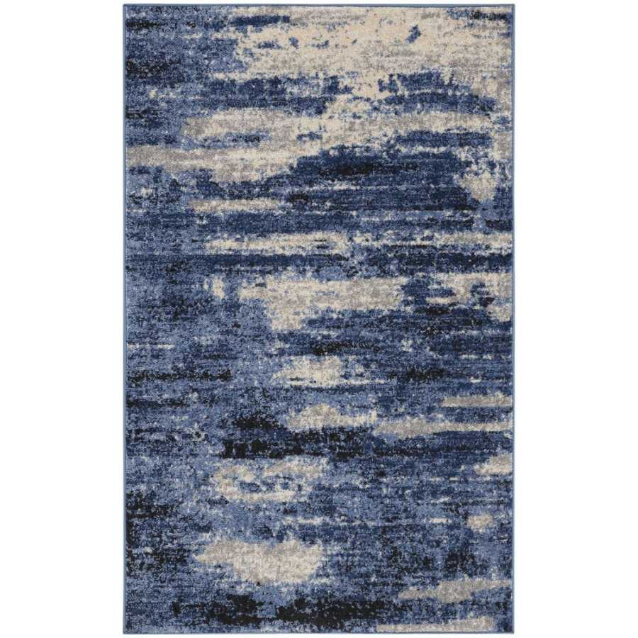 Calvin Klein CK001 River Flow RFV01 Rug - Blue & Grey