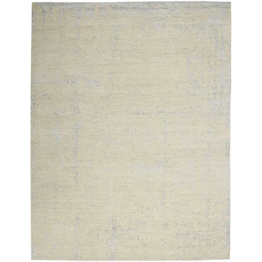 Nourison Luna LUN01 Rug - Ivory & Silver Blue