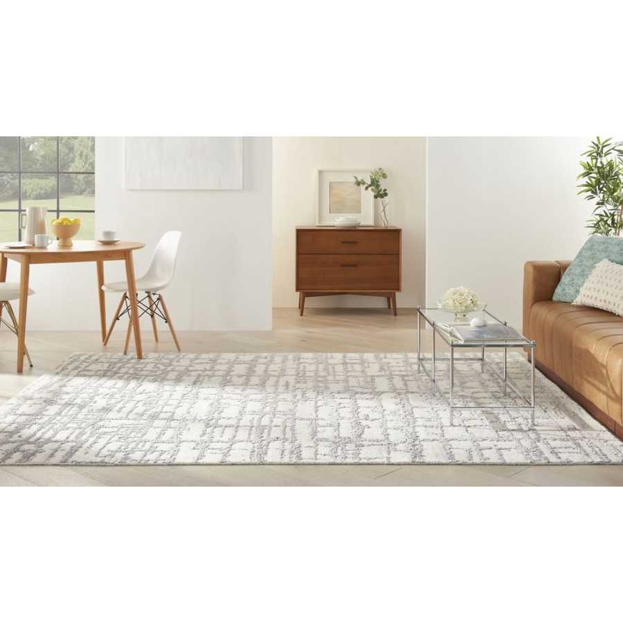 Nourison Luna LUN02 Rug - Ivory Grey