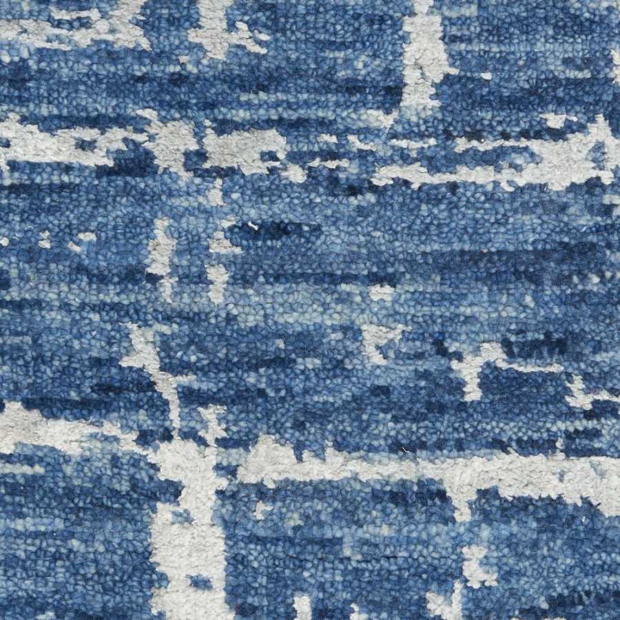 Nourison Luna LUN02 Rug - Blue & Silver