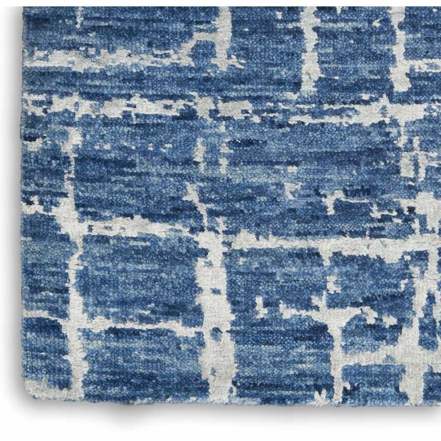 Nourison Luna LUN02 Rug - Blue & Silver