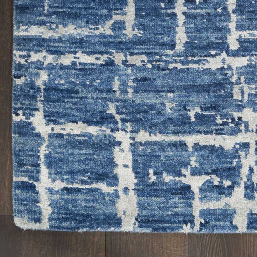 Nourison Luna LUN02 Rug - Blue & Silver