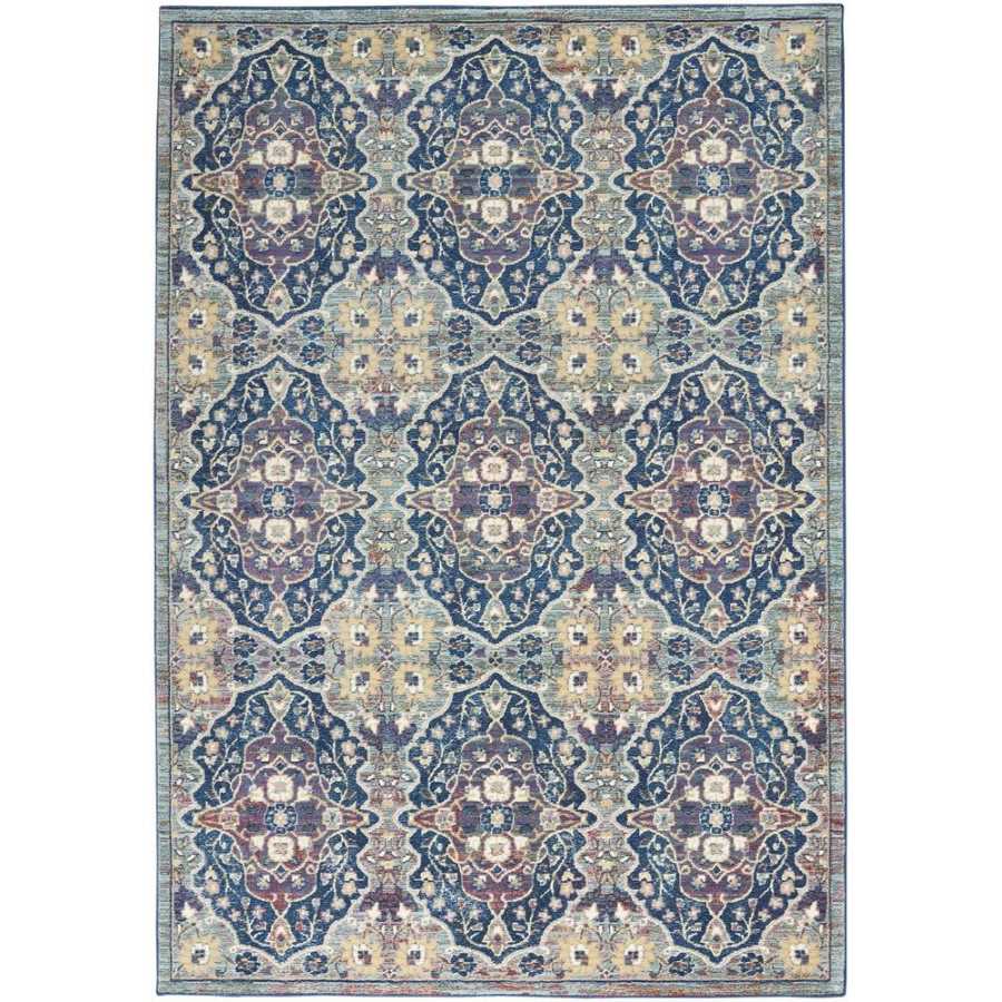 Nourison Ankara Global ANR16 Rug - Navy & Multicolour