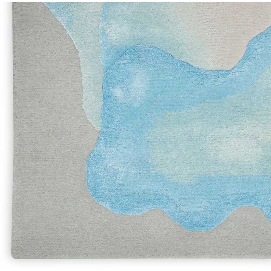 Nourison Prismatic PRS22 Rug - Sea Mist & Blue