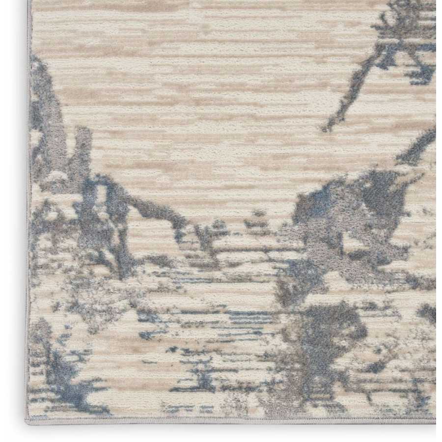 Calvin Klein CK005 Enchanting ECH01 Runner Rug - Ivory Grey & Blue