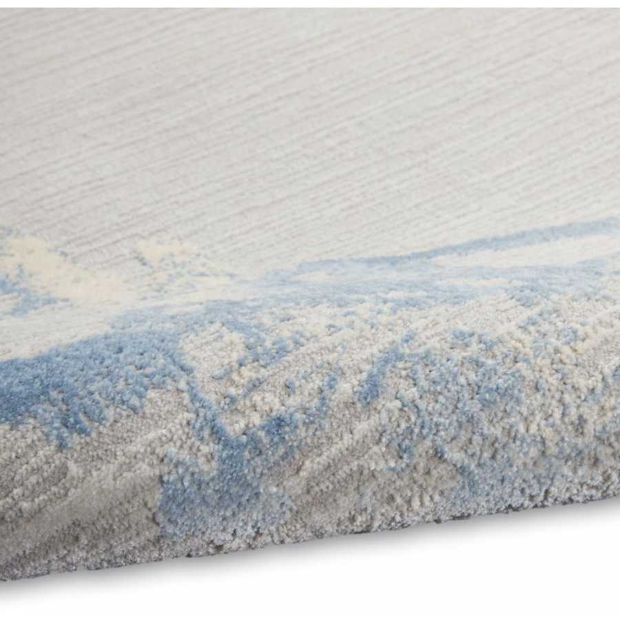 Calvin Klein CK005 Enchanting ECH01 Runner Rug - Grey & Sky