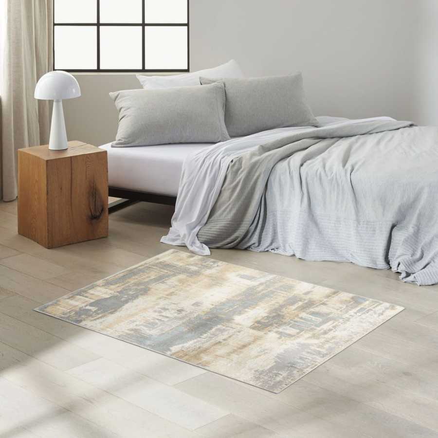 Calvin Klein CK005 Enchanting ECH02 Rug - Ivory & Seaglass