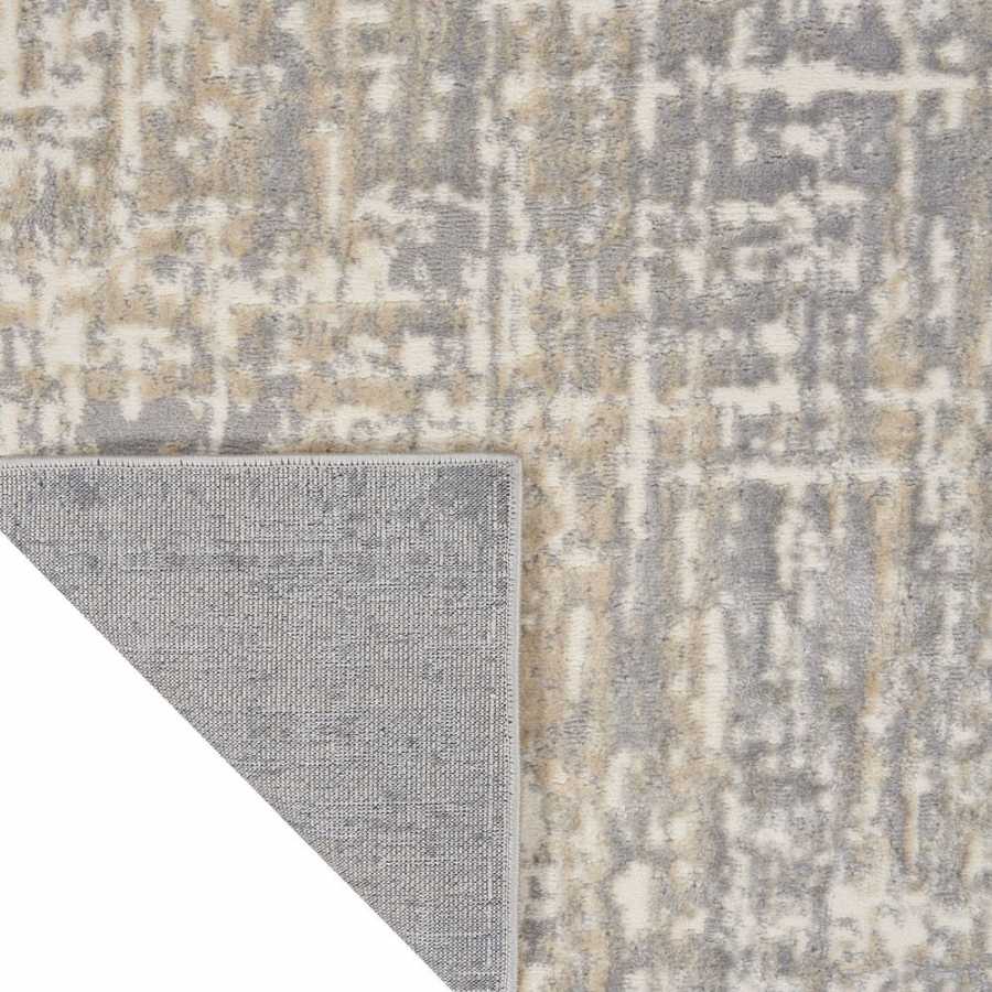 Calvin Klein CK005 Enchanting ECH04 Runner Rug - Grey & Beige