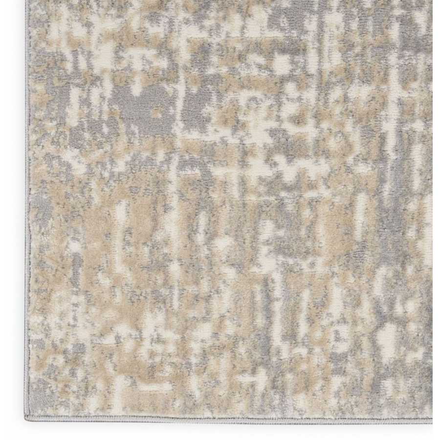 Calvin Klein CK005 Enchanting ECH04 Runner Rug - Grey & Beige