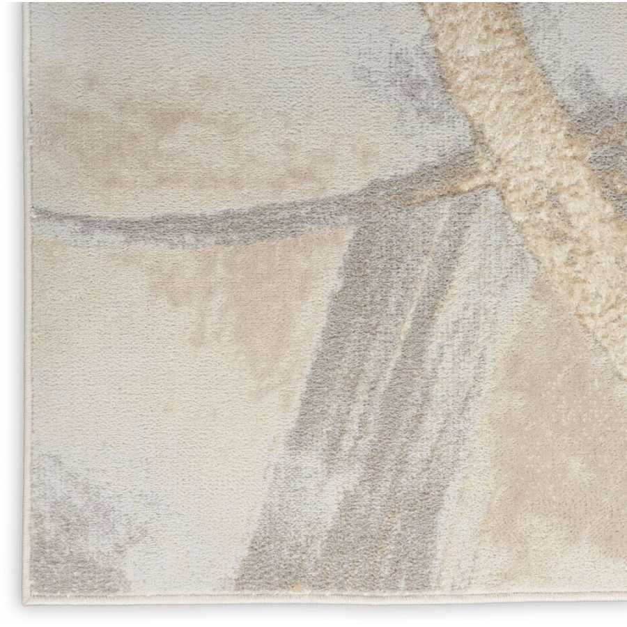 Nourison Brushstrokes BSK01 Rug - Beige & Grey