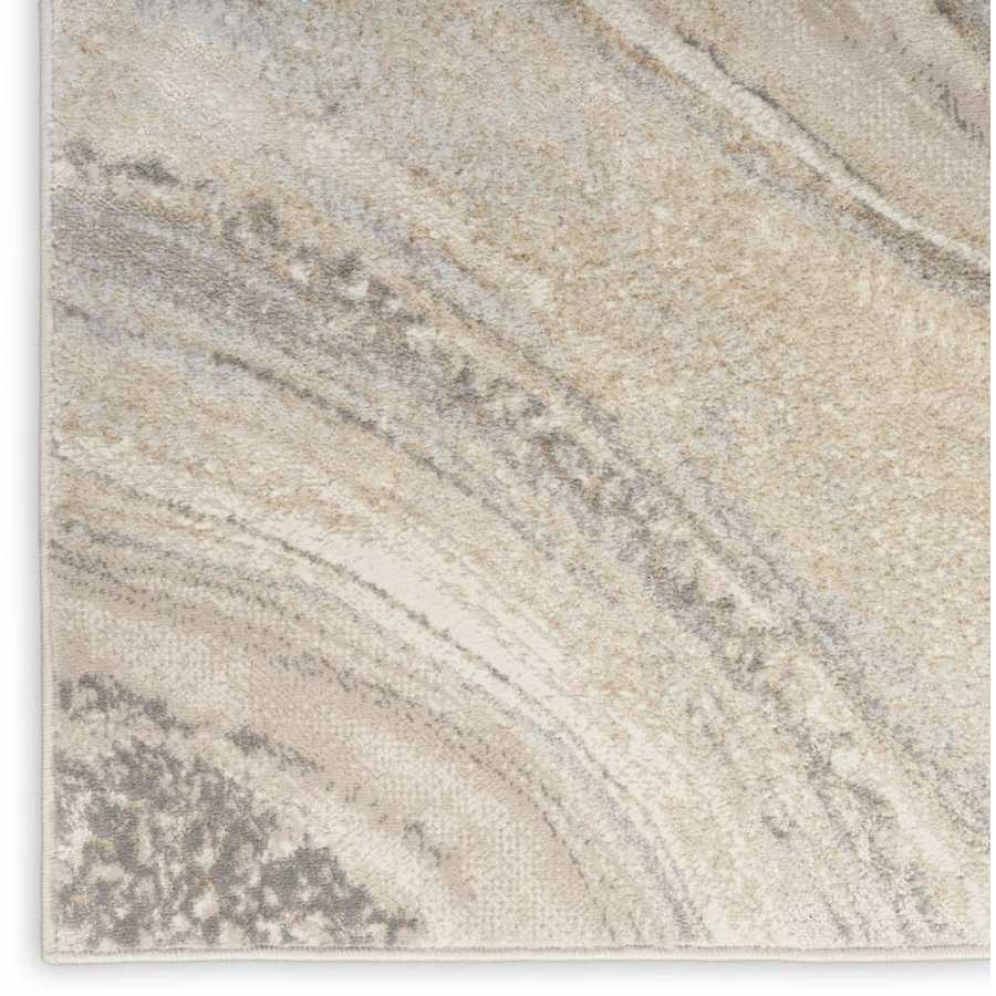 Nourison Brushstrokes BSK03 Rug - Cream & Grey