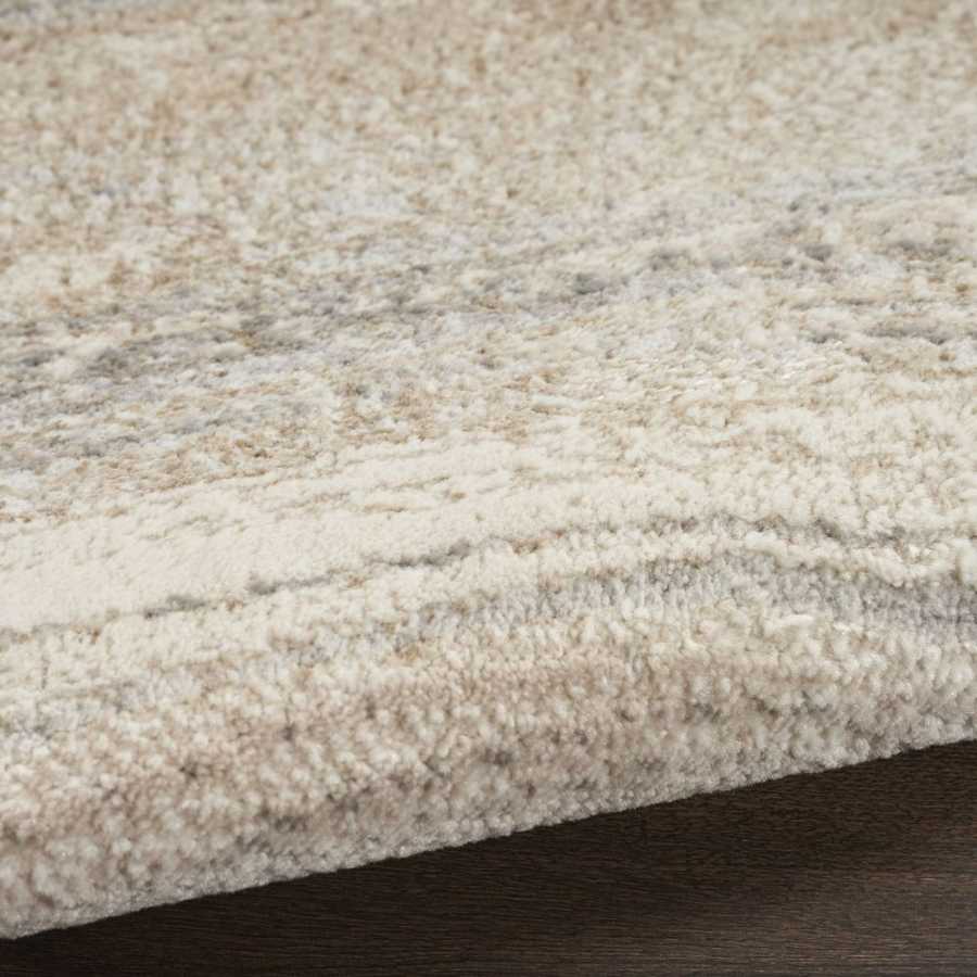 Nourison Brushstrokes BSK03 Rug - Cream & Grey