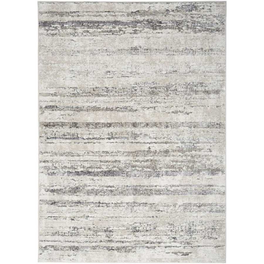 Nourison Glitz GLZ10 Rug - Cream & Grey