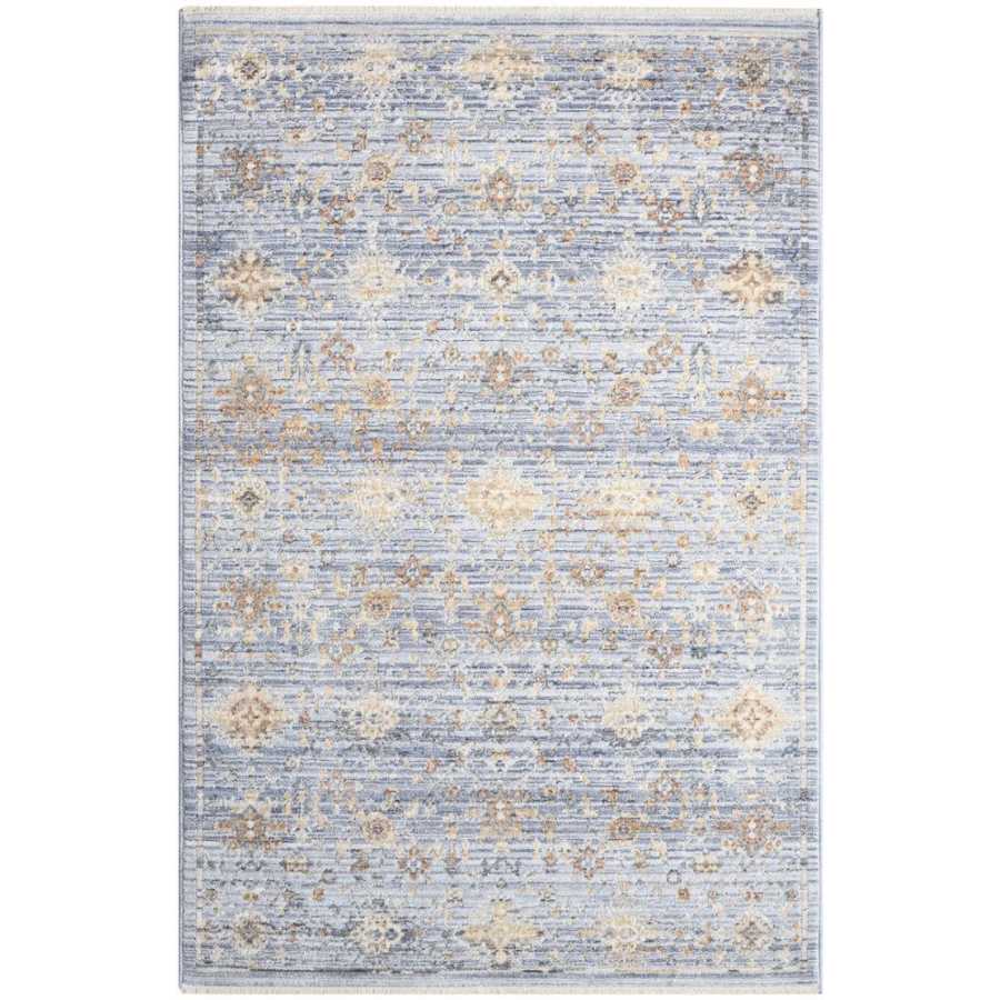 Nourison Elegant Heirlooms ELH02 Runner Rug - Blue & Ivory