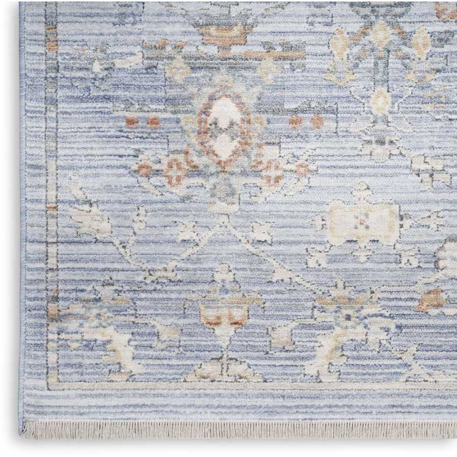 Nourison Elegant Heirlooms ELH02 Runner Rug - Blue & Ivory