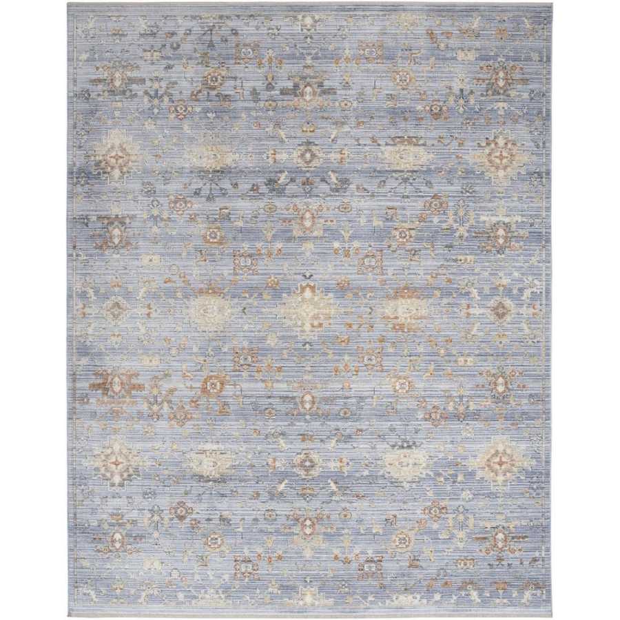 Nourison Elegant Heirlooms ELH02 Rug - Blue & Ivory