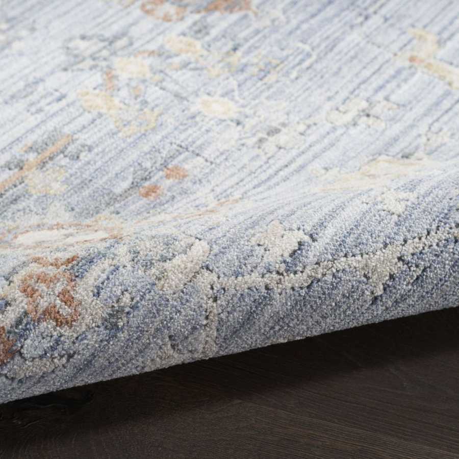 Nourison Elegant Heirlooms ELH02 Rug - Blue & Ivory