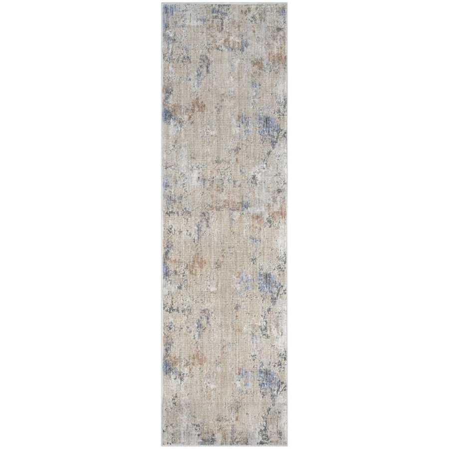 Nourison Abstract Hues ABH01 Runner Rug - Beige & Grey