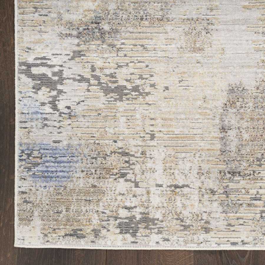 Nourison Abstract Hues ABH01 Runner Rug - Beige & Grey