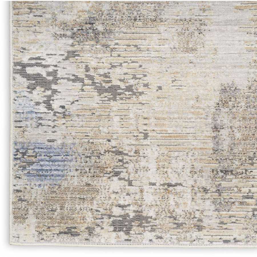 Nourison Abstract Hues ABH01 Runner Rug - Beige & Grey