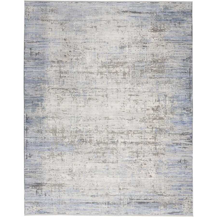 Nourison Abstract Hues ABH02 Rug - Blue & Grey