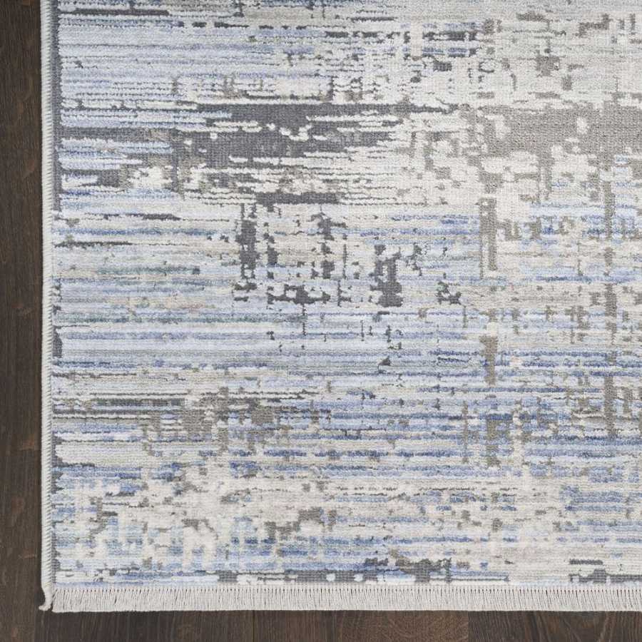 Nourison Abstract Hues ABH02 Rug - Blue & Grey