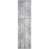 Nourison Abstract Hues ABH03 Runner Rug - Grey & White