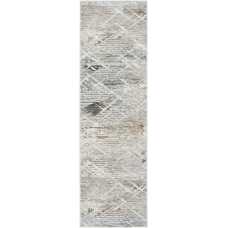 Nourison Glitz GLZ11 Runner Rug - Grey & Multicolour