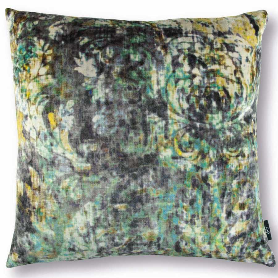 Black Edition Lombardo Cushion - Peacock