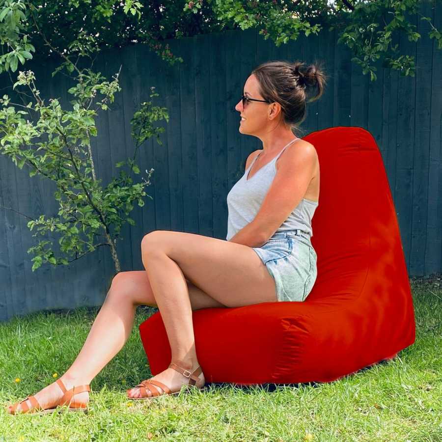 RUComfy Chair Indoor & Outdoor Bean Bag - Red