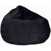 rucomfy Cord Jumbo Bean Bag - Black