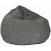 rucomfy Cord Jumbo Bean Bag - Slate Grey