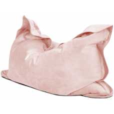 rucomfy Velvet Squarbie Bean Bag - Pink