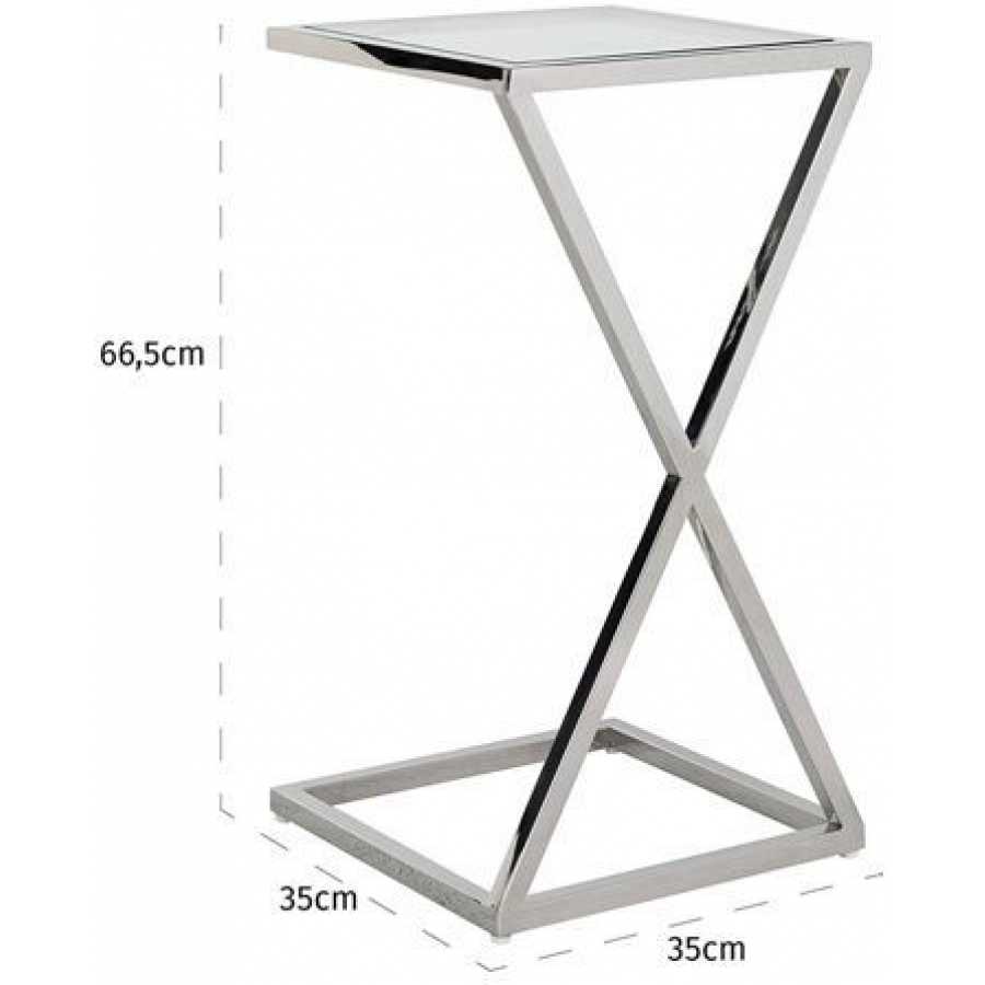 Richmond Interiors Paramount Support Table - Silver