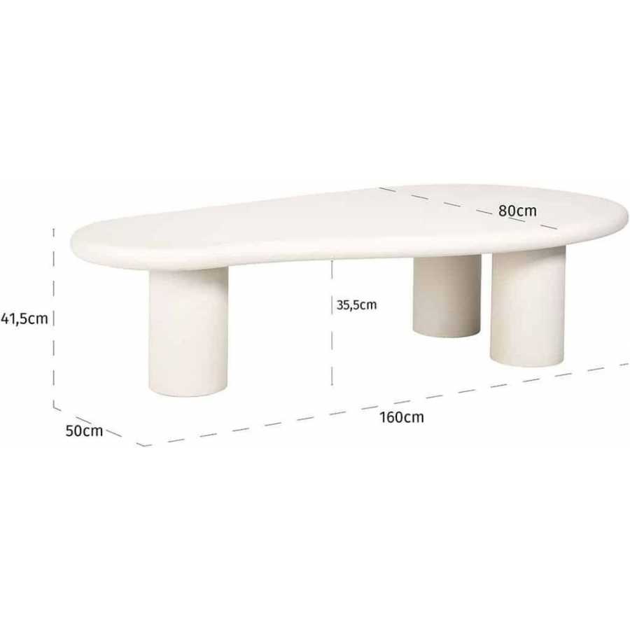 Richmond Interiors Bloomstone Long Coffee Table
