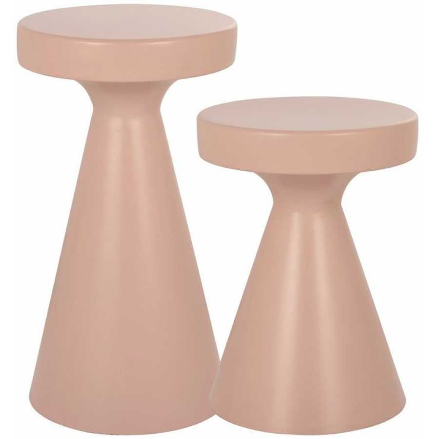 Richmond Interiors Kimble Side Table - Pink - Small