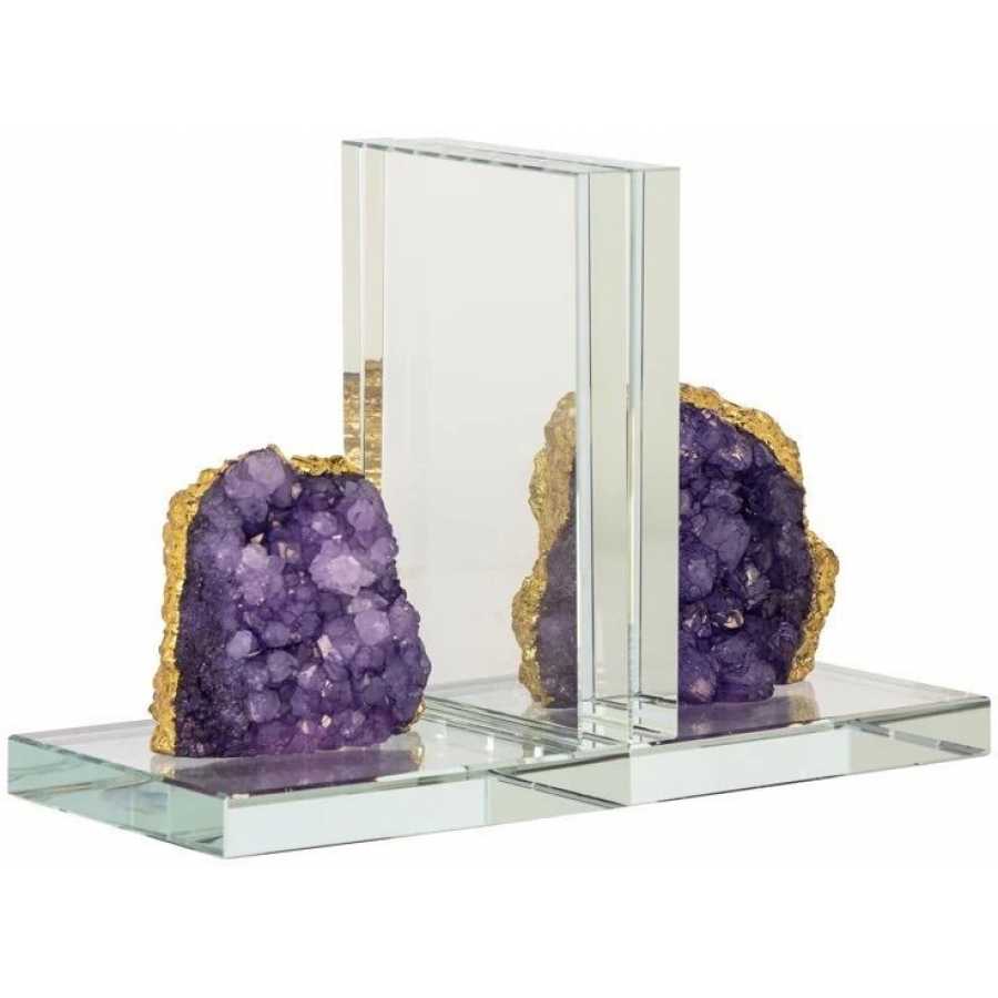 Richmond Interiors Agate Bookends - Set of 2