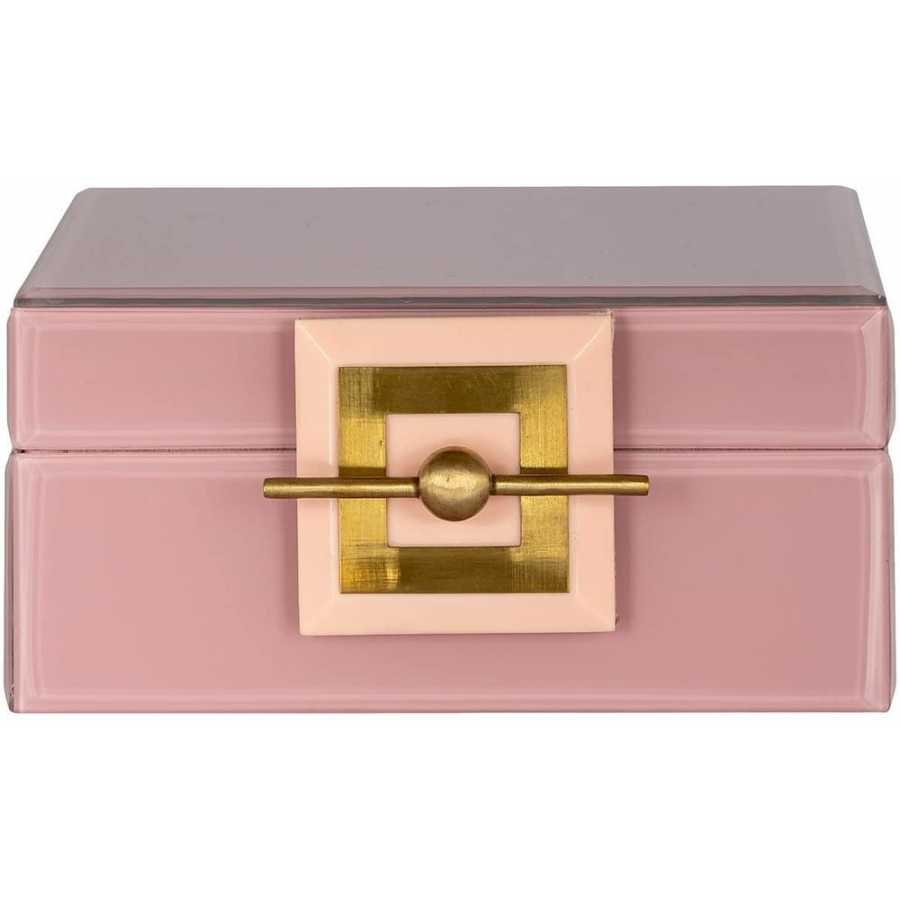 Richmond Interiors Bodine Jewellery Box - Pink - Small