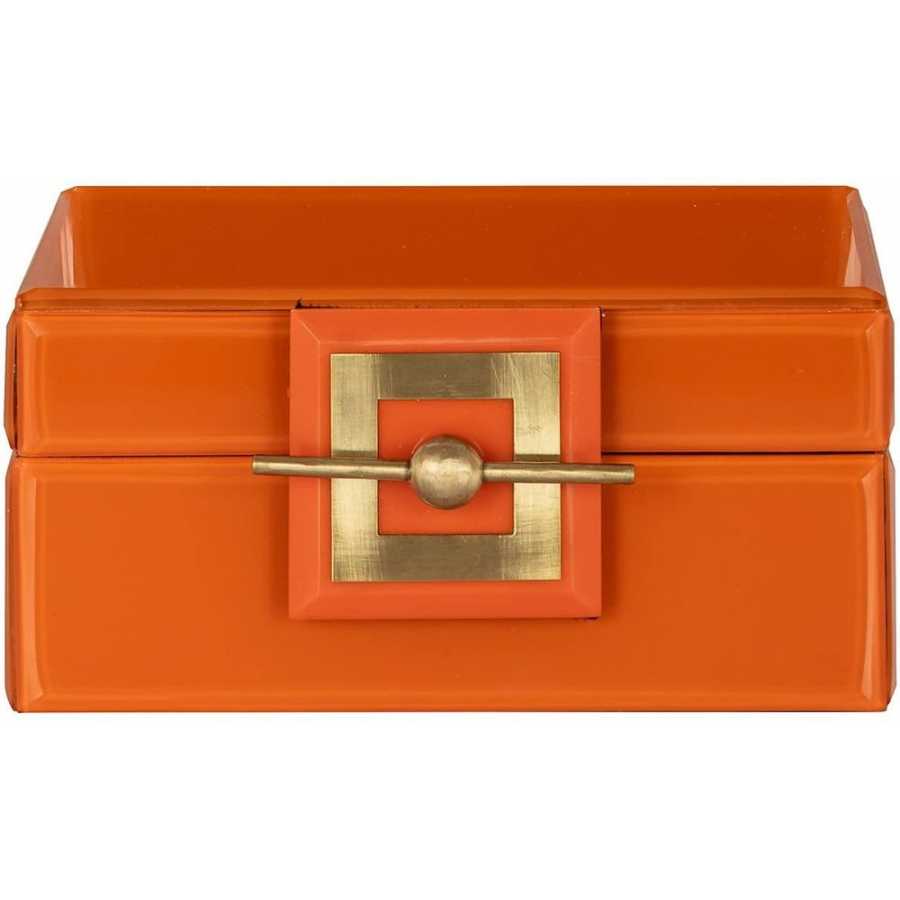 Richmond Interiors Bodine Jewellery Box - Orange - Small
