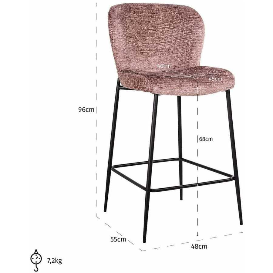 Richmond Interiors Darby Bar Chair - Small