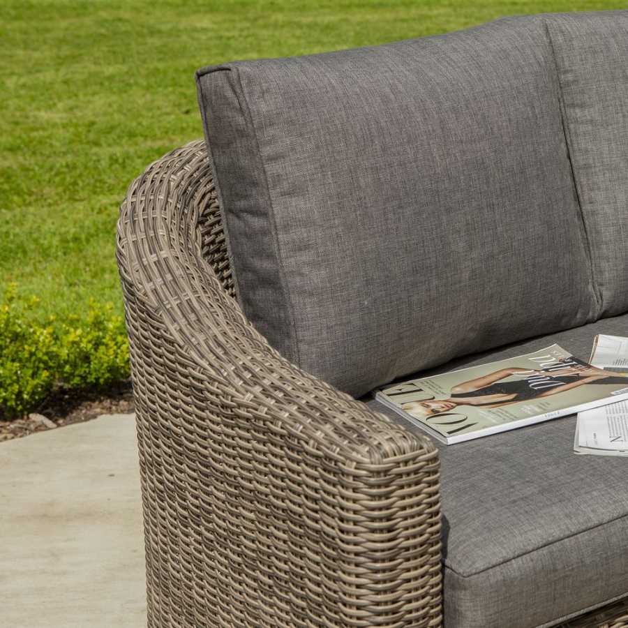 Rowlinson Bunbury Outdoor Corner Sofa Set - Natural Weave