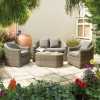 Rowlinson Bunbury Outdoor Sofa Set - Natural
