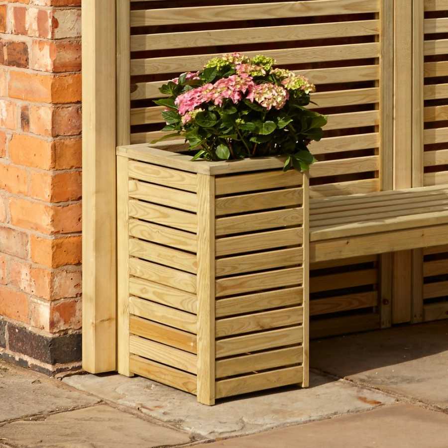 Rowlinson Creations Outdoor Bench Planter Set