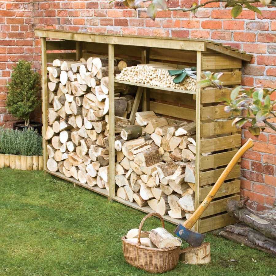 Rowlinson Double Outdoor Log Store