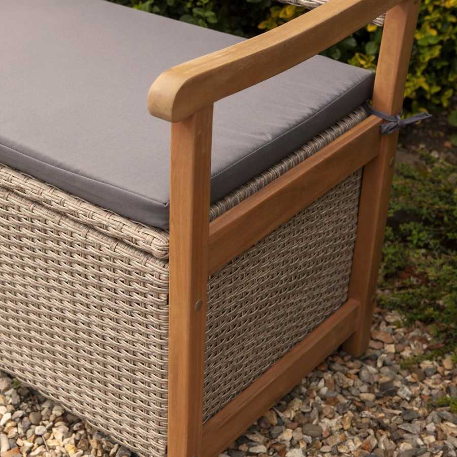 Rowlinson Alderley Outdoor Storage Bench - Natural