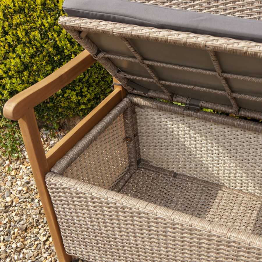 Rowlinson Alderley Outdoor Storage Bench - Natural