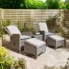 Rowlinson Prestbury Outdoor Lounge Set - Stone