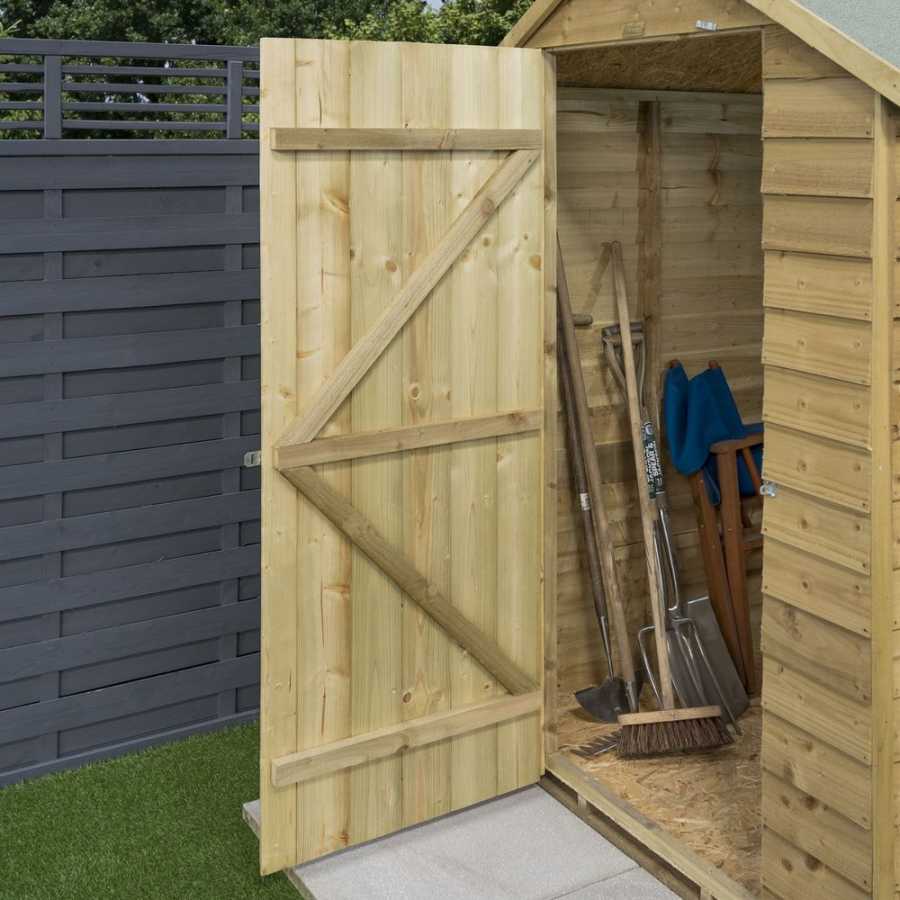 Rowlinson Overlap Outdoor Shed - 4ft x 6ft