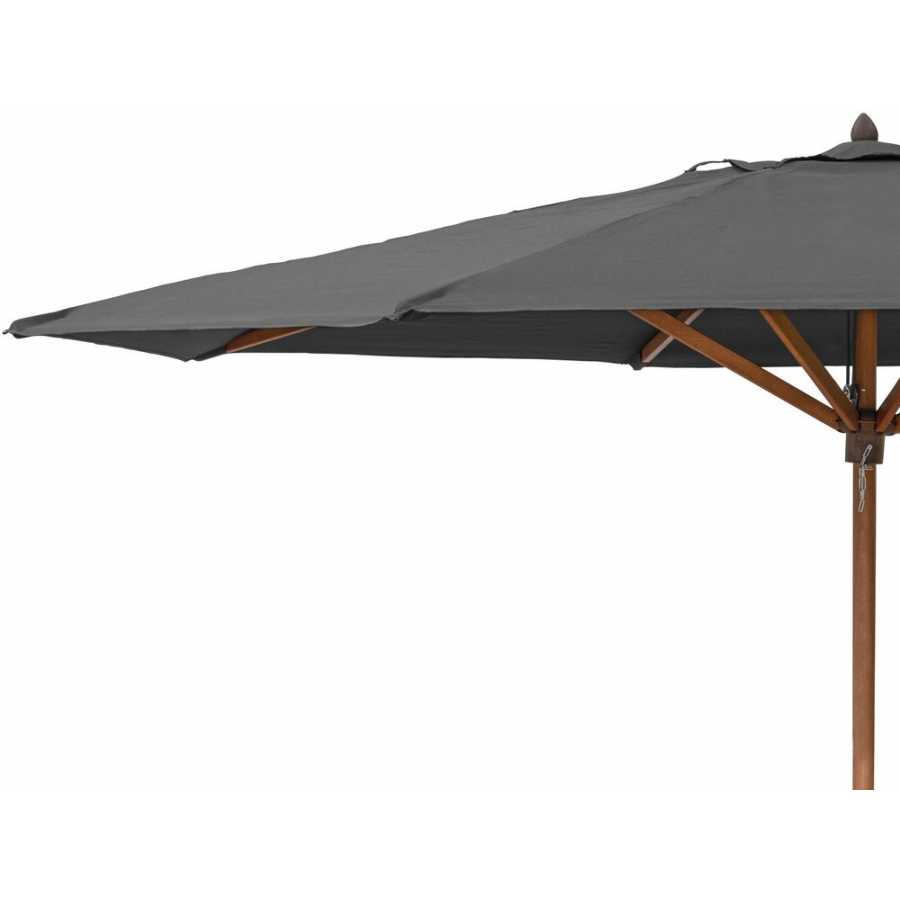 Rowlinson Willington Outdoor Parasol With 15Kg Base - Grey